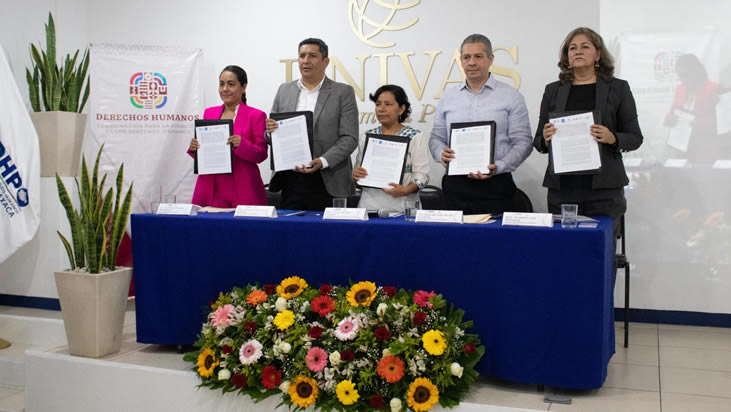 Realiza DDHPO, Código DH, Fiscalía, CADH y SSPO Firma del Acuerdo para el reconocimiento y la protección de las personas defensoras de derechos humanos en Oaxaca