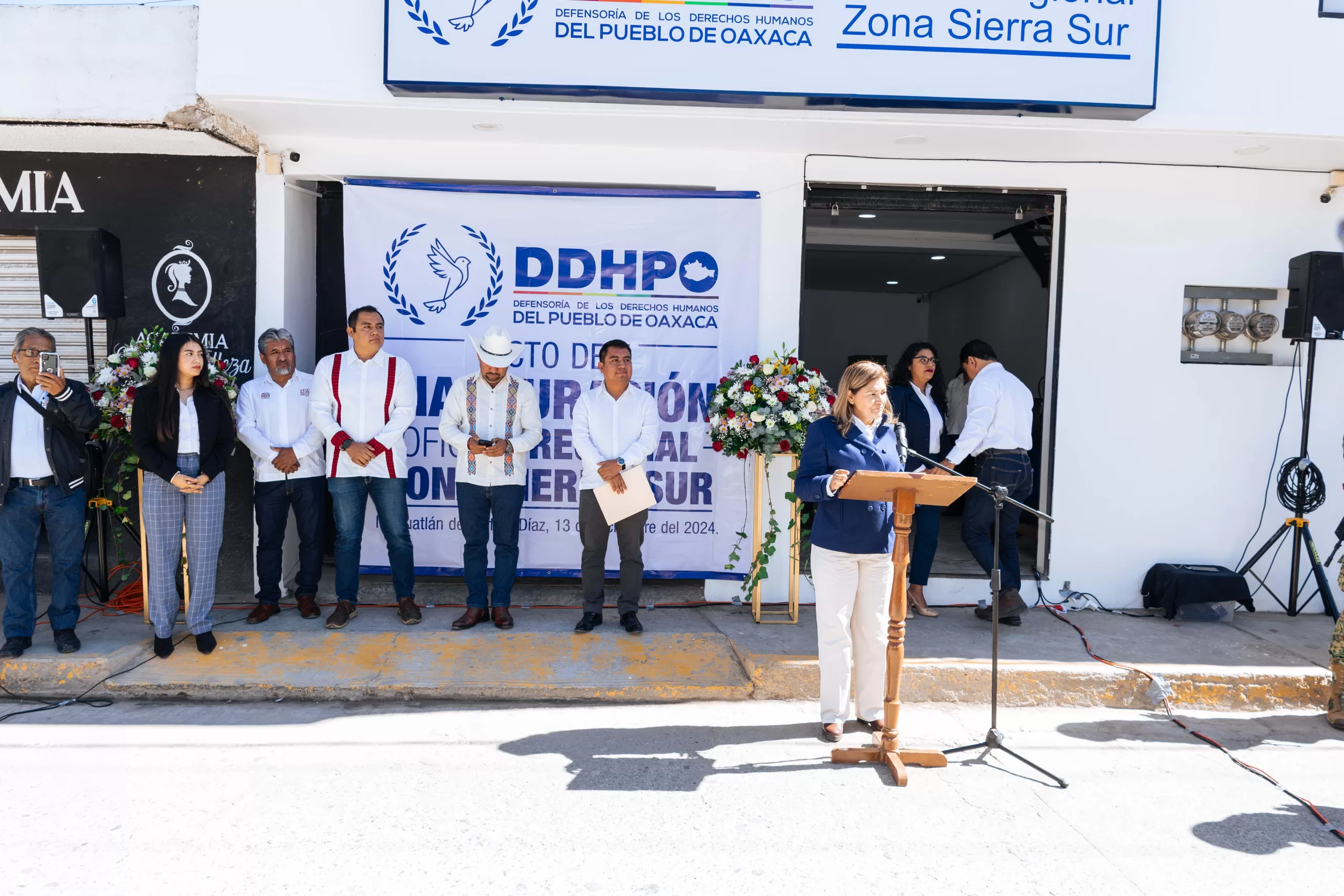 Apertura DDHPO Oficina Regional Zona Sierra Sur en Miahuatlán de Porfirio Díaz